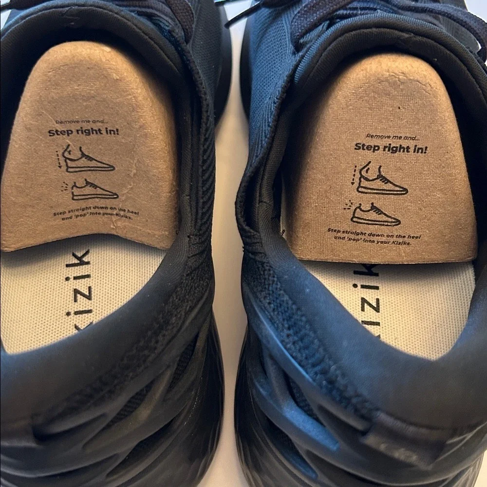 Kizik Athens Women's Black Sneakers Sz 11W‎ NWOT PRM